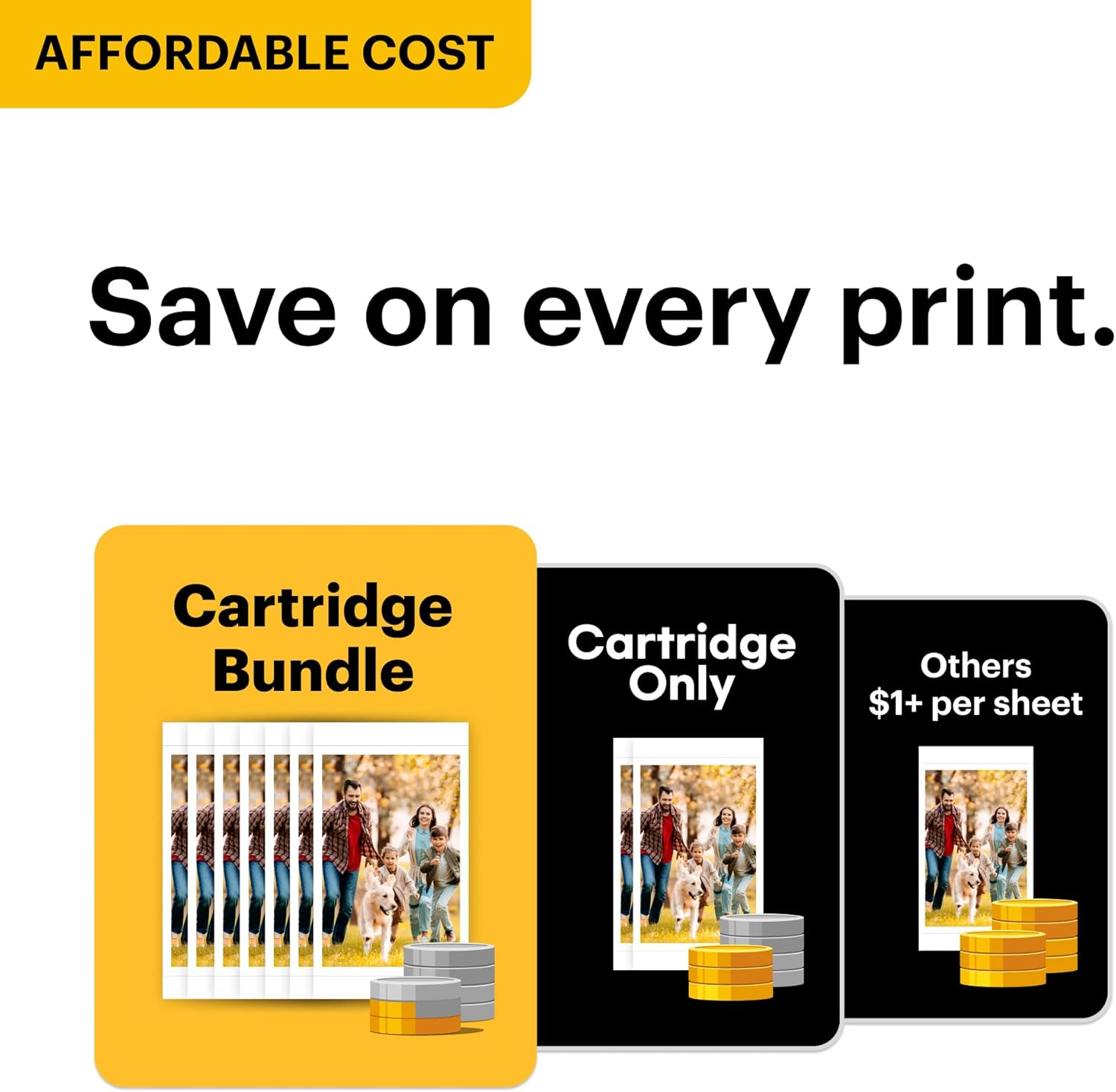 Kodak Dock plus Instant Photo Printer Cartridge Bundle, Yellow image number 5