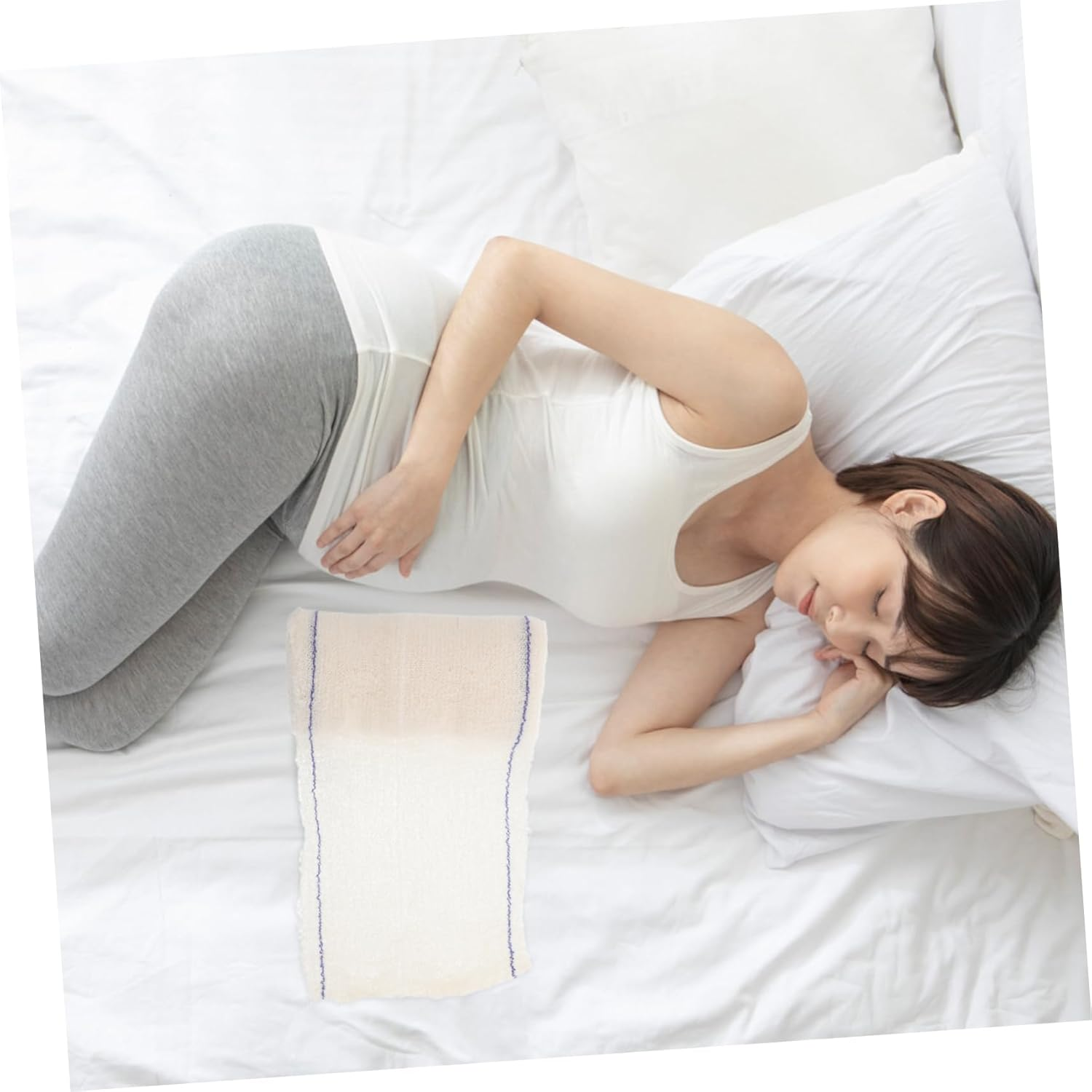 Postpartum Belly Band Chest Wrap for Women Adjustable Compression for Comfortable All Day Wear Essential Support for Postpartum Pelvic Correction image number 4