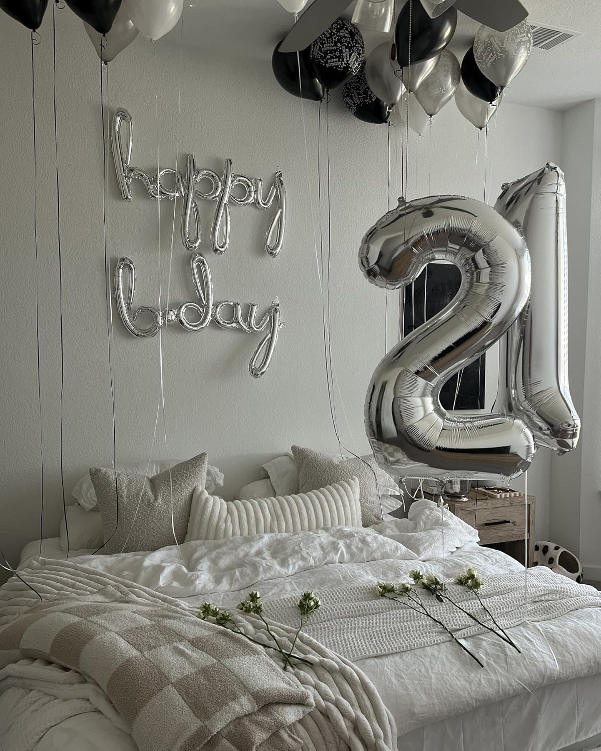 Silver 2 Balloon, Number Balloonss 40 Inch, 2Nd Balloon Number Birthday Decorations, Two Second Birthday Party Supplies, Number 2 Balloon