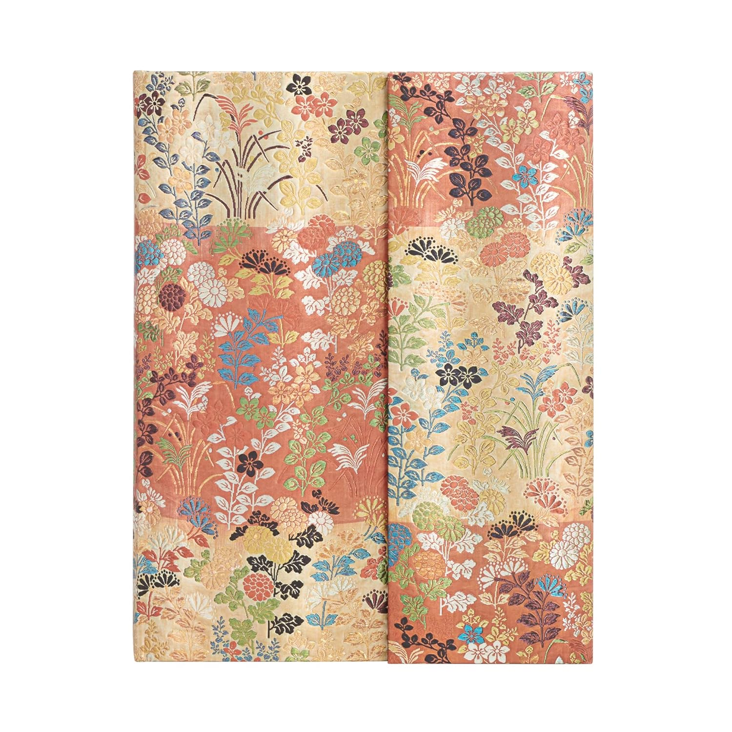 Kara-Ori (Japanese Kimono) Ultra Lined Journal: Hardcover, 120 Gsm, Ribbon Marker, Memento Pouch, Wrap Closure image number 1