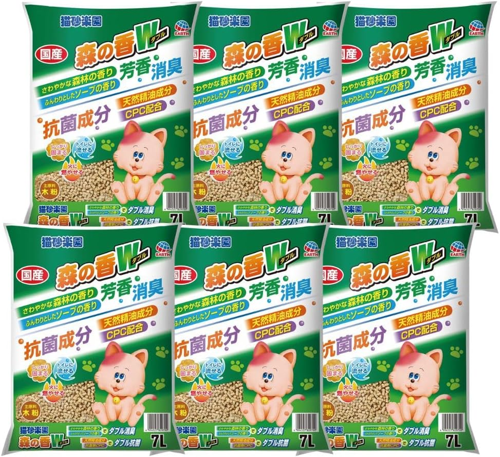 Earth Pet Cat Sand Paradise Forest Incense Double X 6 Pieces image number 6