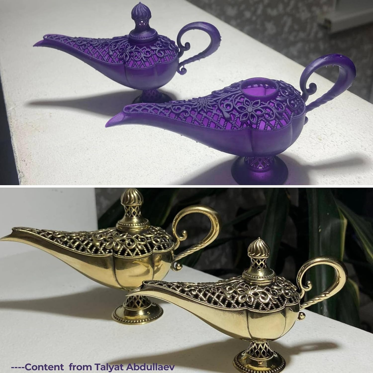 Siraya Tech Cast 3D Printer Resin Easy to Print Use and Burn High Resolution Castable 405Nm LCD Uv-Curing Photopolymer Resin for Making Jewelries and Metal Parts (Purple, 1Kg) image number 3