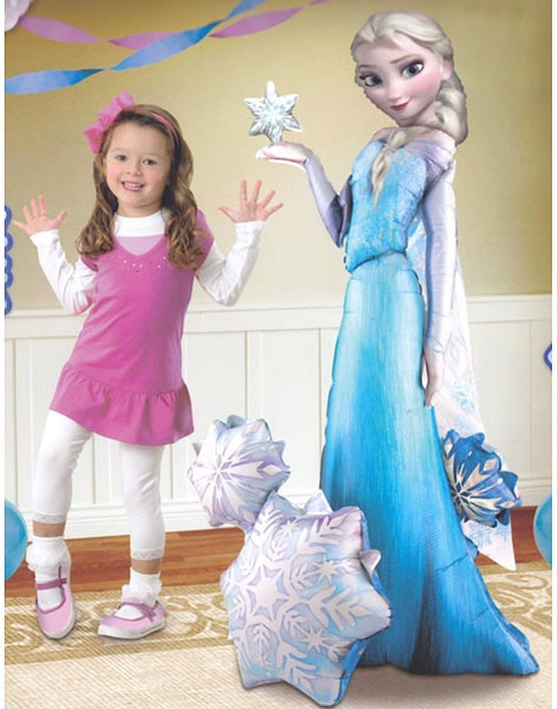 Anagram Airwalker Elsa the Snow Queen P93 Foil Balloon Multicolor 10116379 57" image number 2