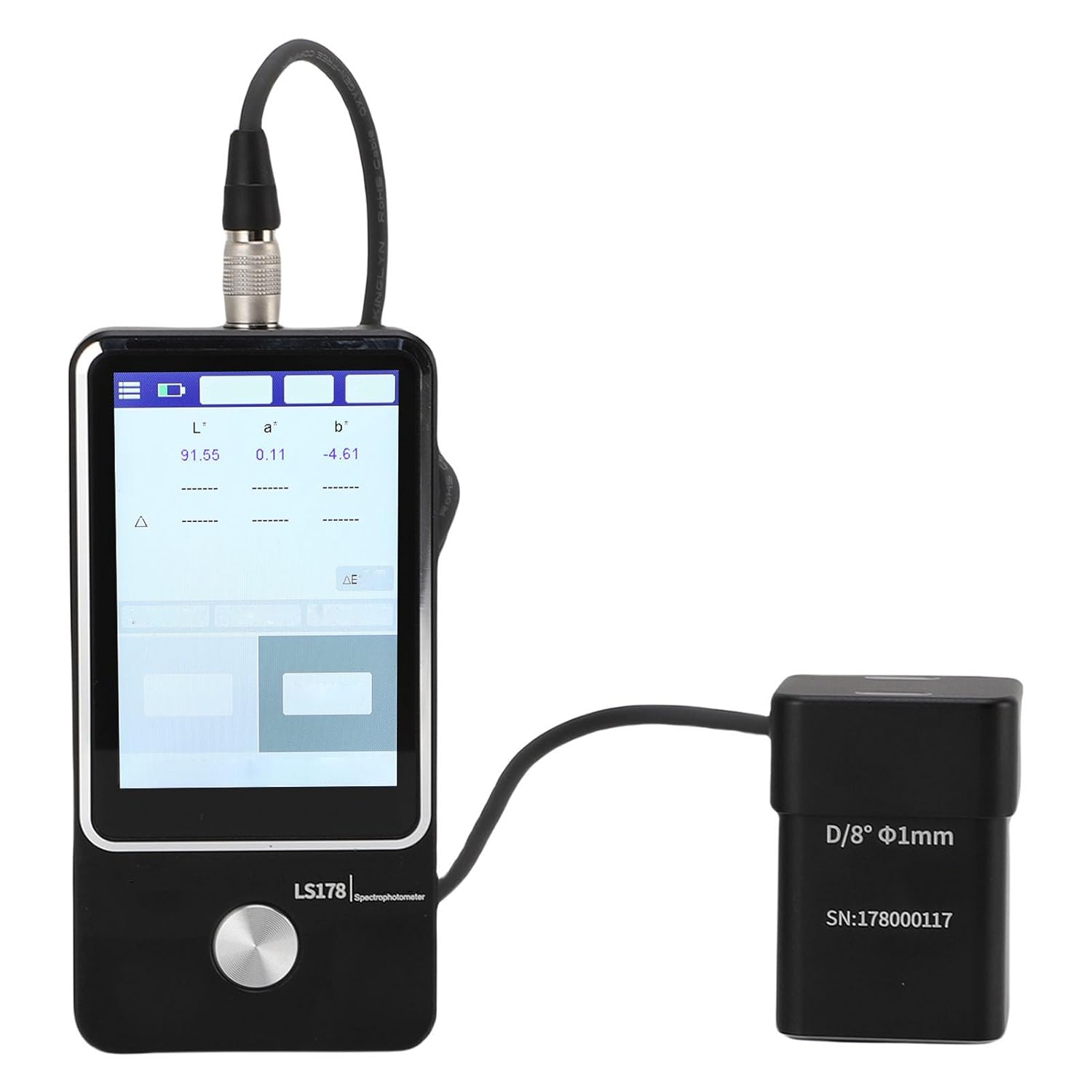 Jectse Full Spectrum LED Light Source Digital Paint Color Meter for Comprehensive Color Matching and Analysis, Professional Colorimeter for QC Inspection image number 3