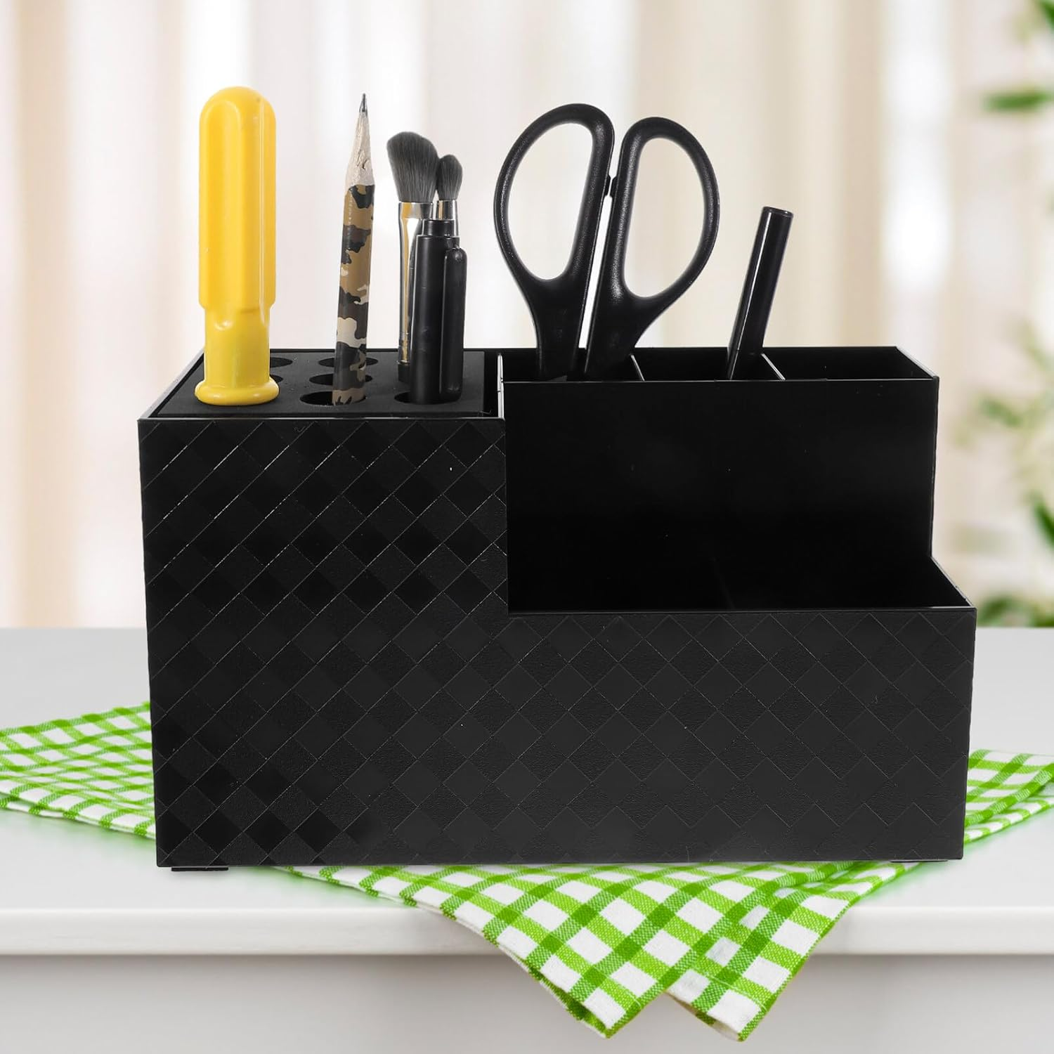 Jojofuny Hair Product Organiser Barber Scissor Holder Hair Styling Scissor Holder image number 6