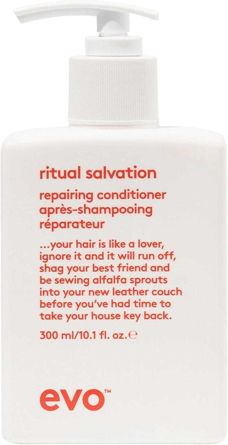 Evo Ritual Salvation Repairing Hair Conditioner - Protein Treatment for Damaged & Brittle Hair, Helps Reduce Breakage & Protects Colour - 300Ml image number 1