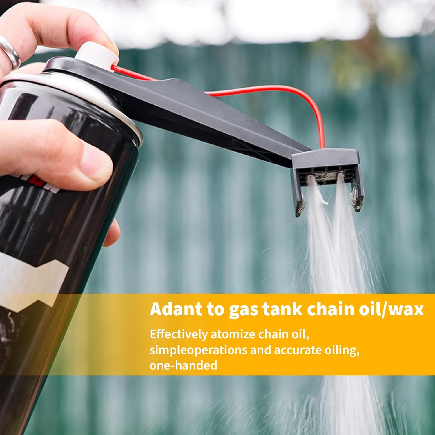 MAEZOE Motorbike Chain Oiler Aid, Motorcycle Chain Lube Messfree Applicator, Multifunctional Tool for Chain Lube, Wax, Chain Degreaser image number 2