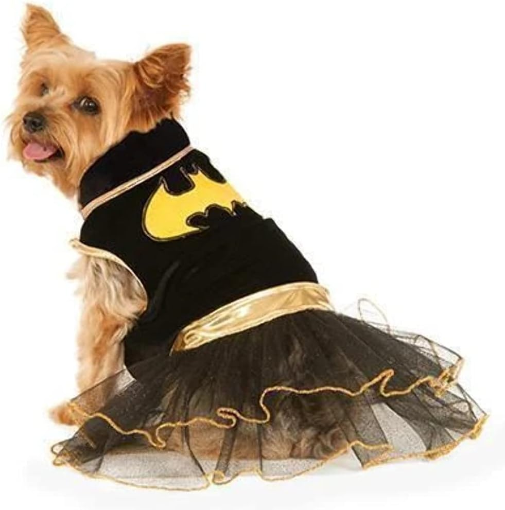 DC Comics Superheroes: Batgirl Pet Costume for Dogs or Cats by Rubies, XS