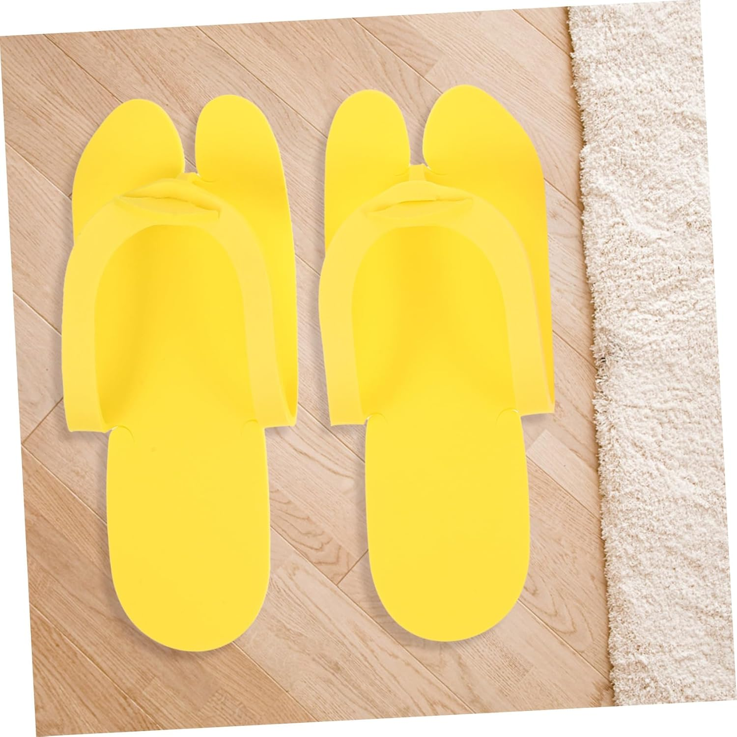 DECHOUS 8 Pairs Disposable EVA Anti-Slip Slide Slippers for Women Men Soft Colorful Shower Shoes for Hotel Spa Bath Salon Guests