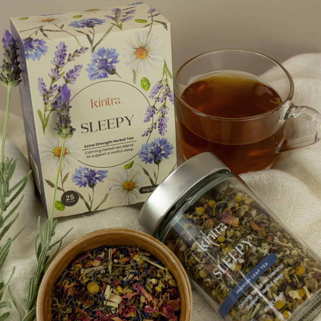 Kintra Foods Extra Strength Sleepy Herbal Tea 25 Teabags, 50 G image number 6
