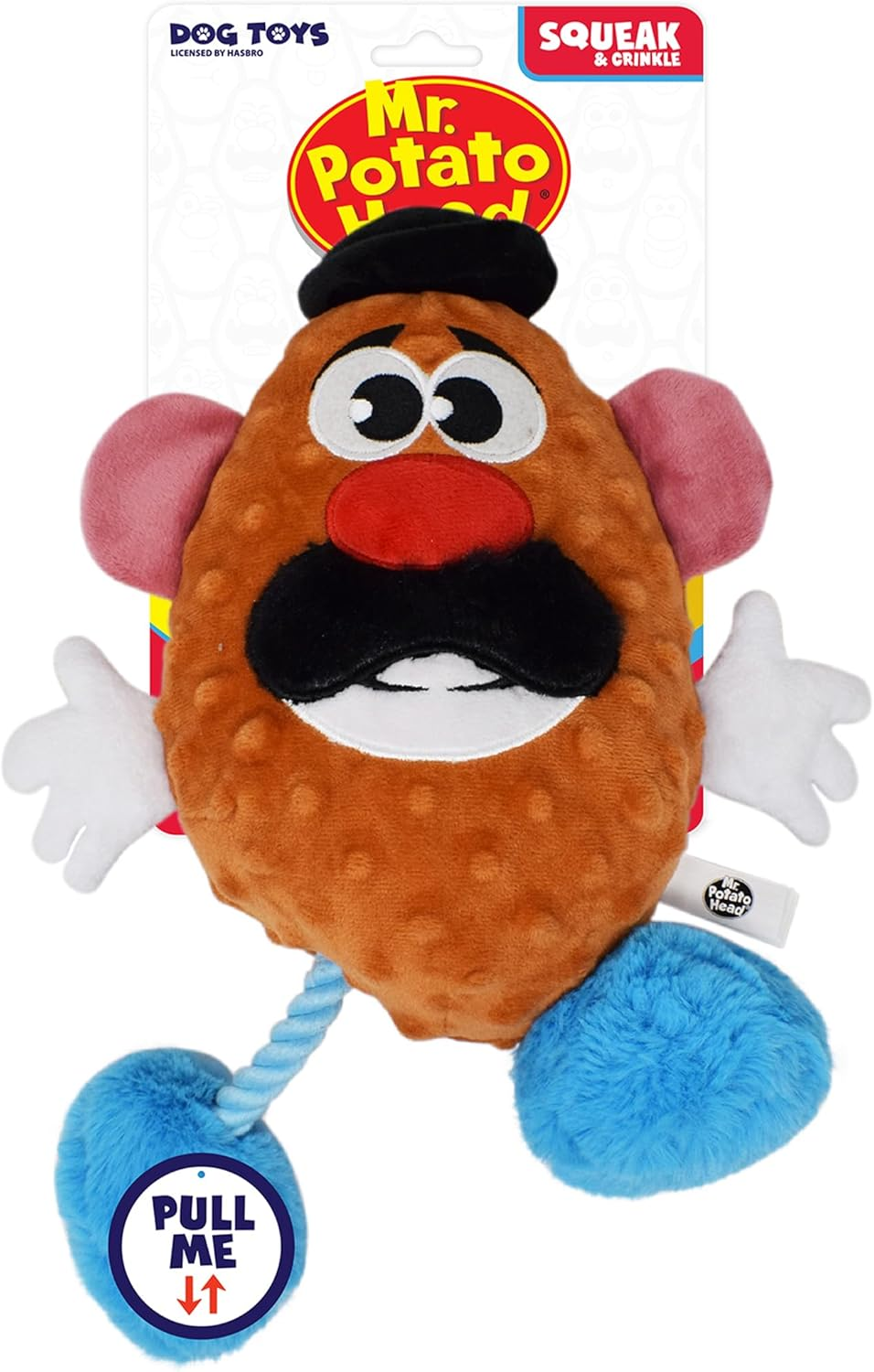 Hasbro Mr. Potato Head with Rope Dog Toy - Brown