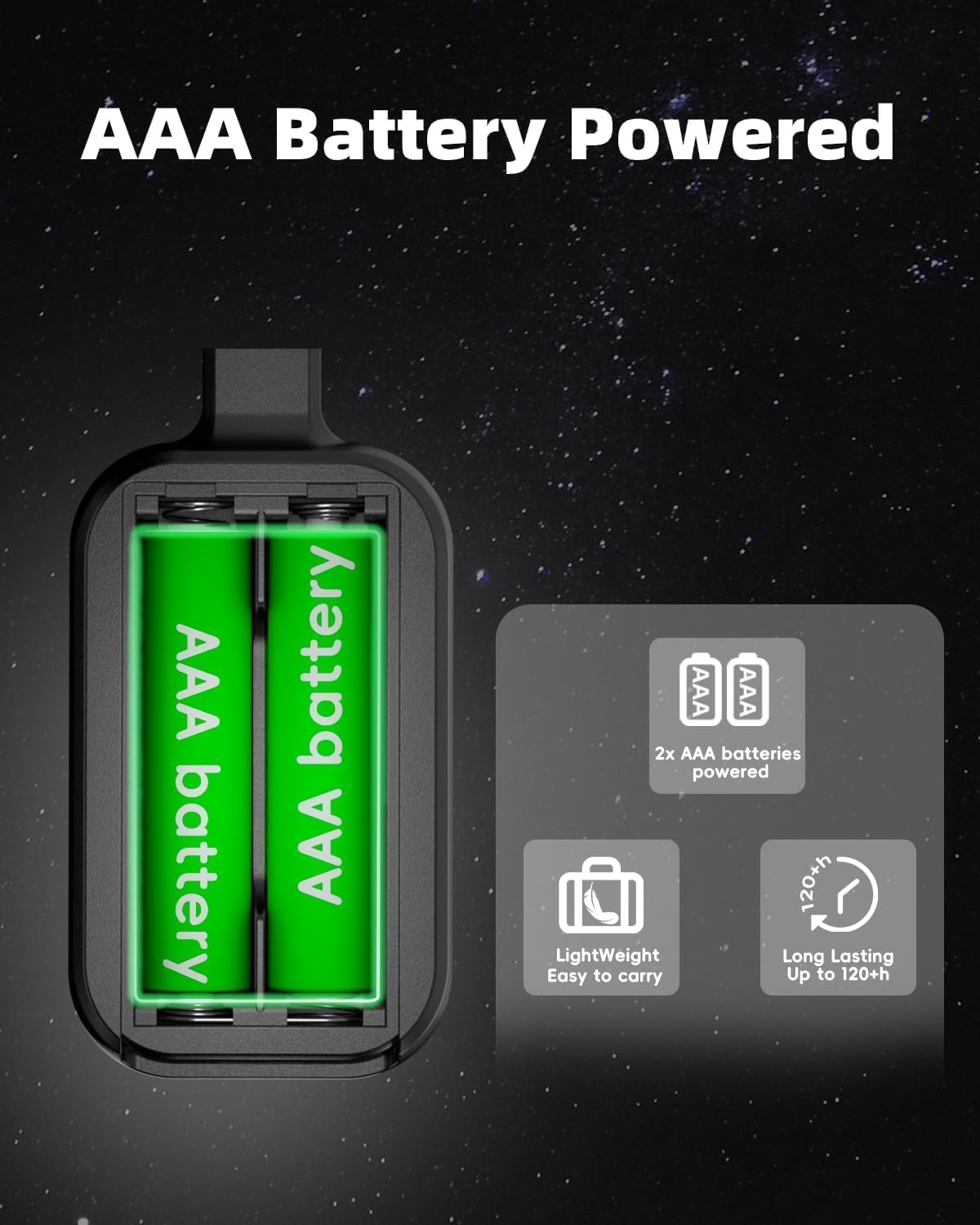 Book Light for Reading in Bed, Clip on Book Lamp with Stepless Dimming & 3 Colour Modes, Lightweight Battery Operated Clip-On Light for Kindle, Travel, Desk(Black) - Black image number 2