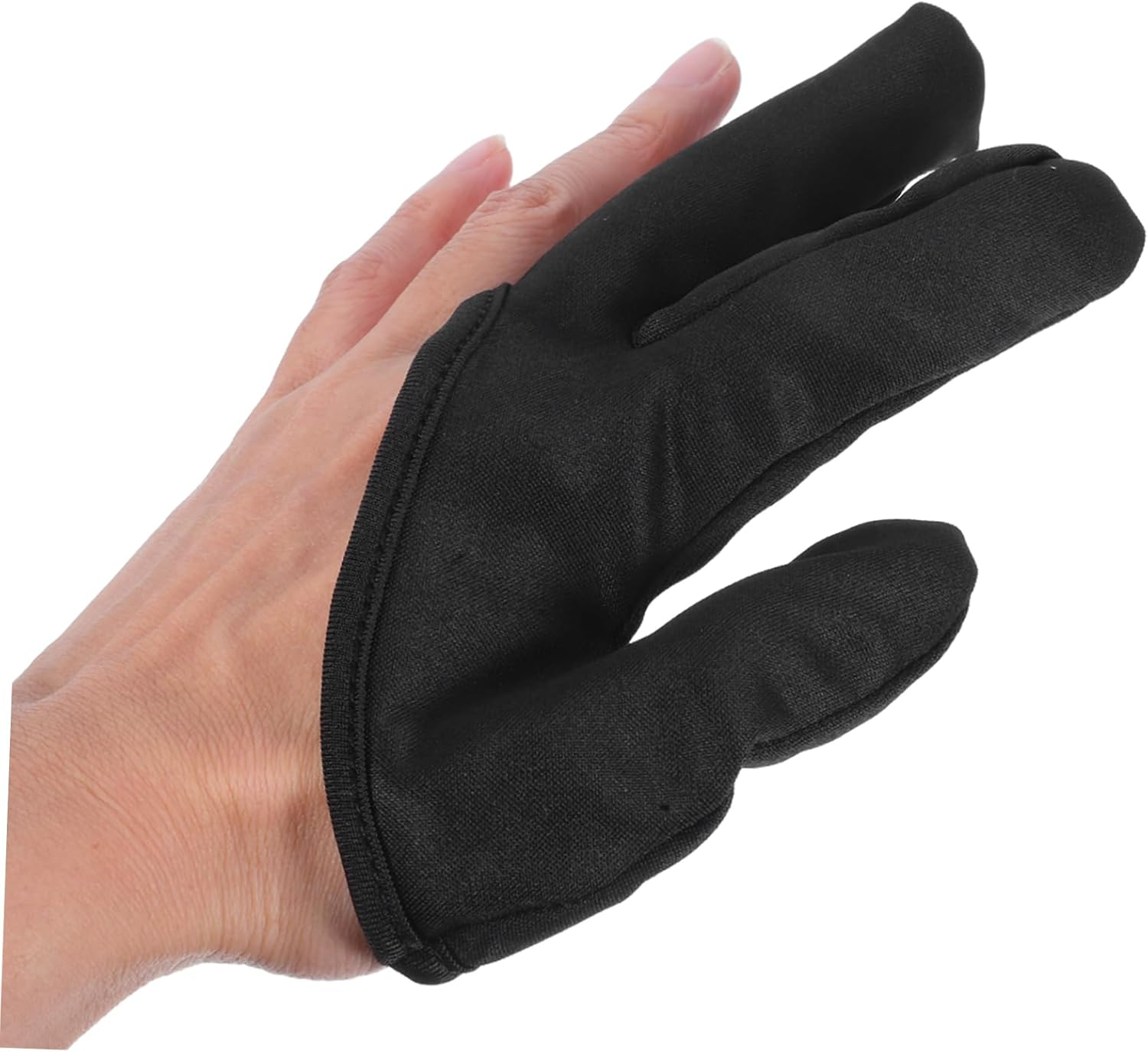 VALICLUD Heat-Resistant Gloves for Hair Styling Professional Curling Elegant Black Design for Salon Use and Stylish Suitable for Curling Wands and Straighteners image number 3