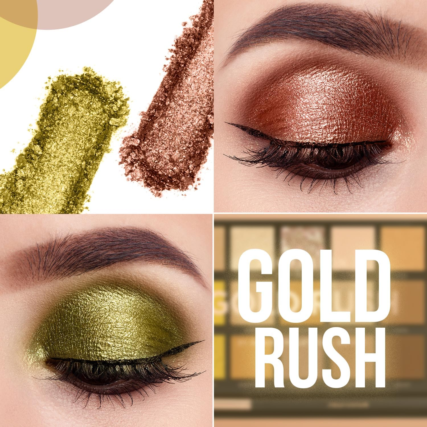 Profusion Cosmetics Gold Rush Eyeshadow Palette