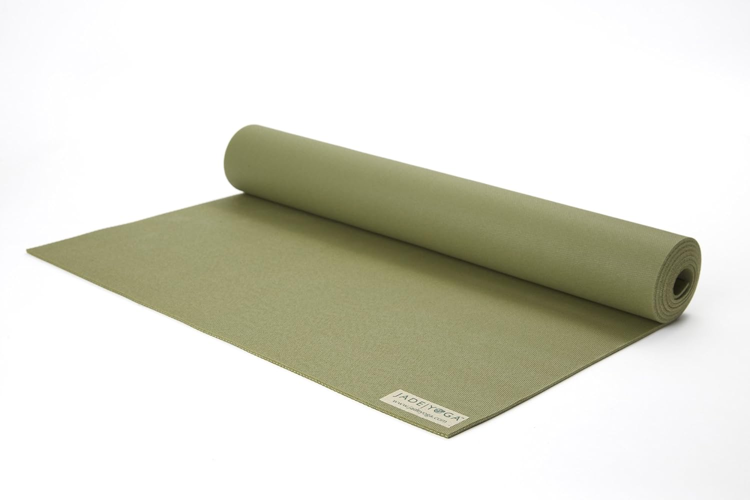 Jade Yoga Harmony Mat and Iron Flask Wide Mouth Bottle with Spout Lid, 950 Ml Capacity, Olive/Fire image number 2