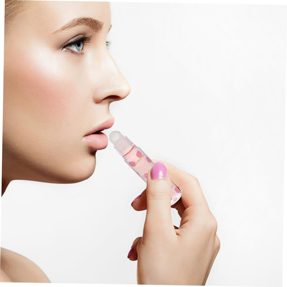 ARTSEWPLY 4Pcs Fruit-Flavored Moisturizing Lip Pomade Set Natural Lip Gloss Hydrating Suitable for Daily Makeup image number 3