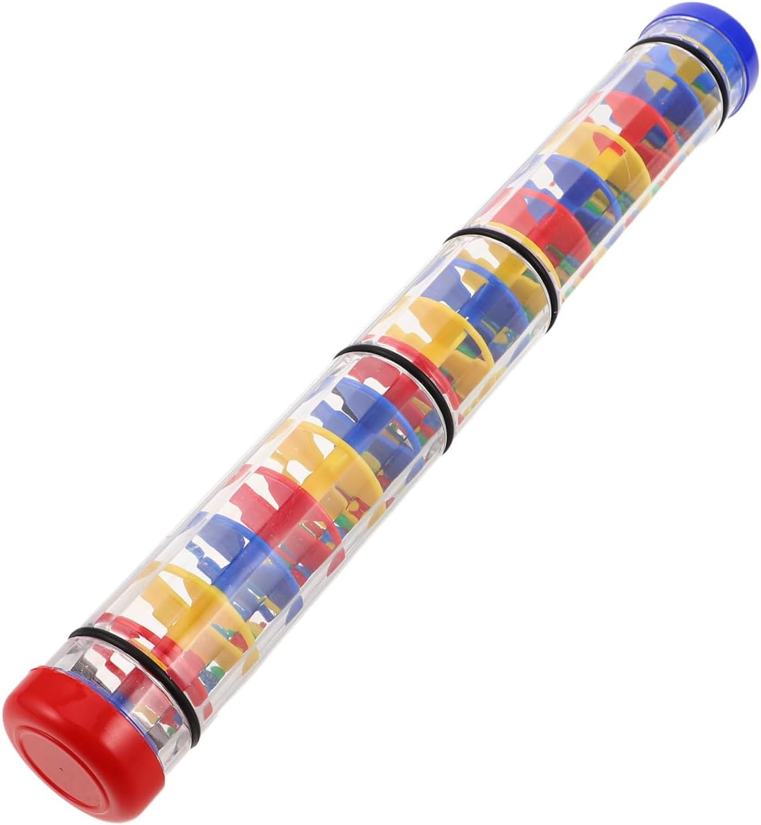 INOOMP Rain Stick Toy: Spiral Musical Shaker - Rain Sound Tube for Toddlers - Auditory and Visual Development Tool - for Family and Classroom Use 40Cm image number 4
