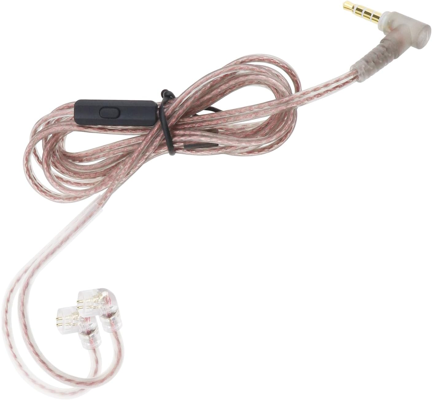 SING F LTD C Pin 3.5Mm Earbud Replacement Cable with Mic Compatible with KZ ZST/ZSR/ ED12/ ES3/ ES4/ ZS10/ AS06 Stereo Earphone Wire image number 6