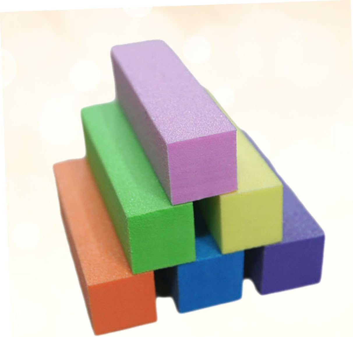 HONITANO 12Pcs Manicure Kit Nail Buffer Block Fine Grit Shiner for Pedicure Manicure image number 4