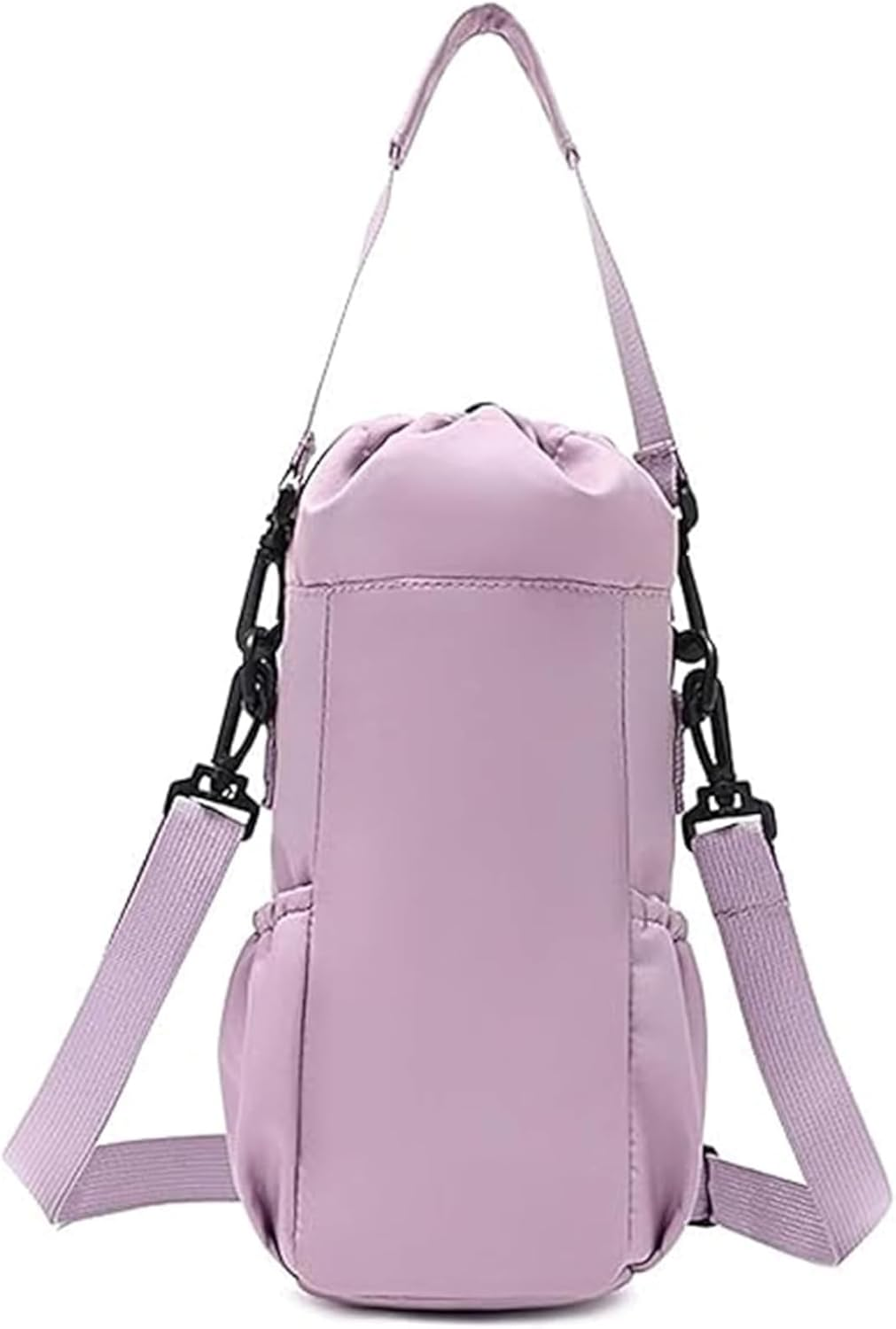 Water Bottle Shoulder Bag &ndash; the Ultimate Outdoor Companion, Water Bottle Bags with Strap for Hikings Camping (Purple) - Black image number 4