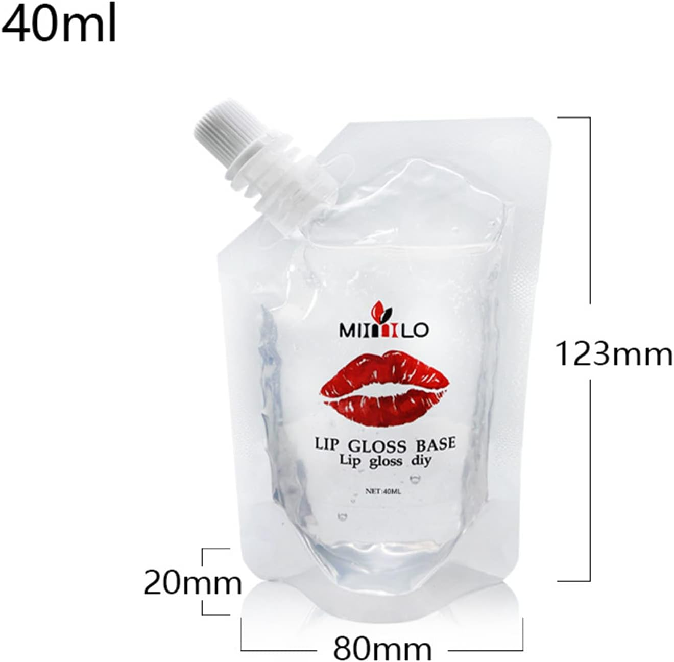 Tignapoo Clear Lip Gloss Base for DIY Lip Gloss Hydrated Moisturized Lips Fragrance-Free image number 1