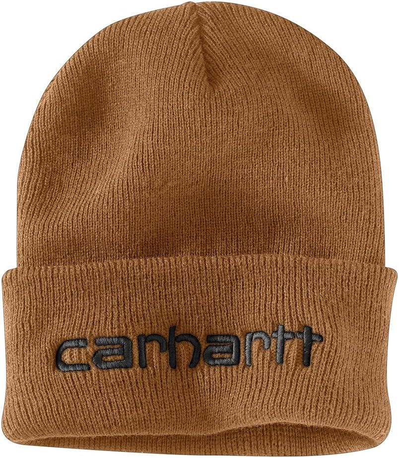 CARHARTT Men'S Knit Insulated Logo Graphic Cuffed Beanie