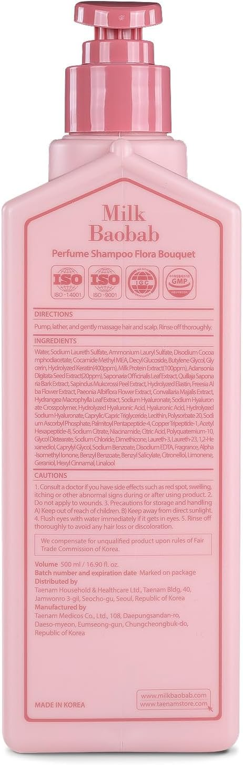 Milk Baobab Official Perfume Shampoo (Flora Bouquet Scent - 16.90 Fl Oz) image number 1