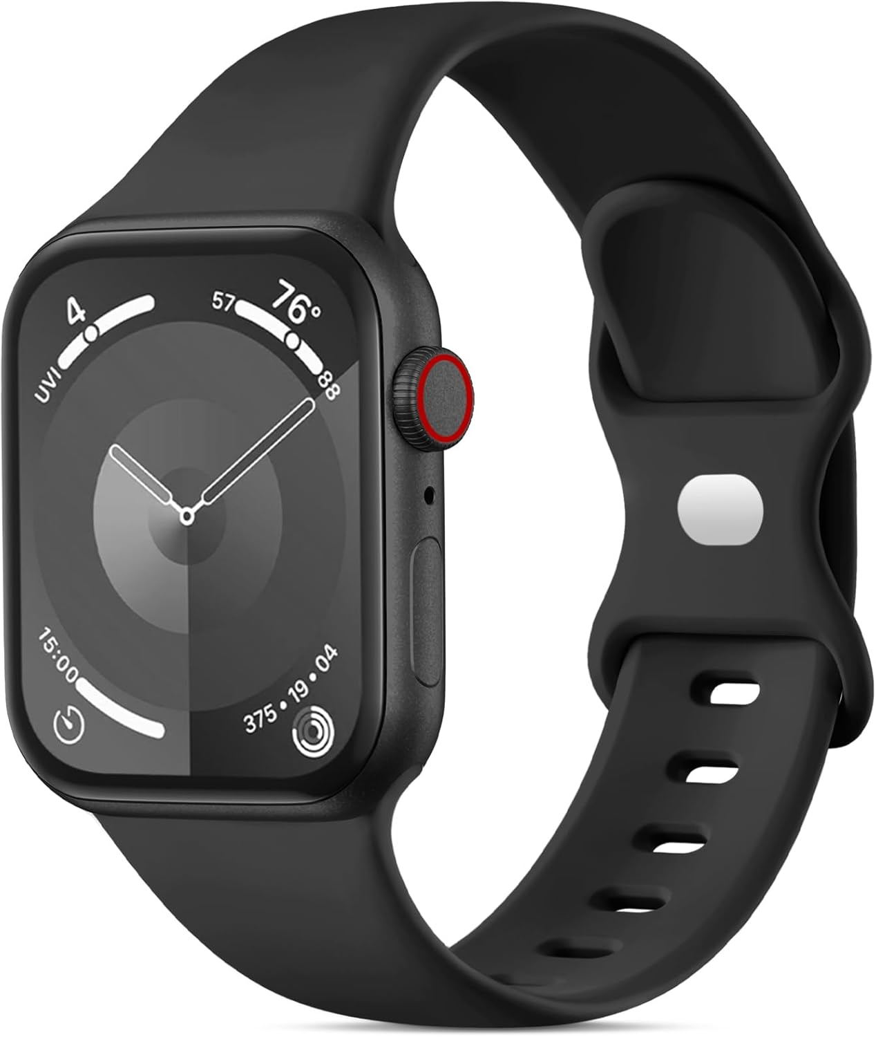 Ouwegaga Compatible with Apple Watch Band 38Mm 40Mm 41Mm 42Mm 44Mm 45Mm 46Mm 49Mm, Soft Silicone Sport Waterproof Strap for Apple Watch Series 11 10 9 8 7 6 5 4 3 2 1 SE Ultra 1 2 3 Women Men