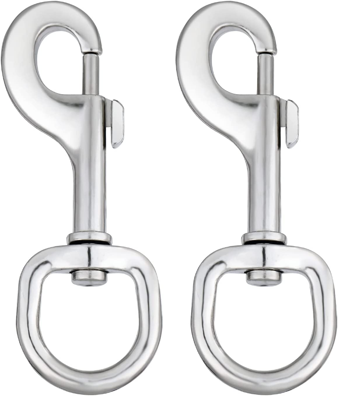 Swivel Snap Hooks Heavy Duty Large Big Dog Lead Clip Clasp Horse Lead Clip Swivel Bolt Snap Trigger Clips 4.3 Inch 2Pcs image number 3