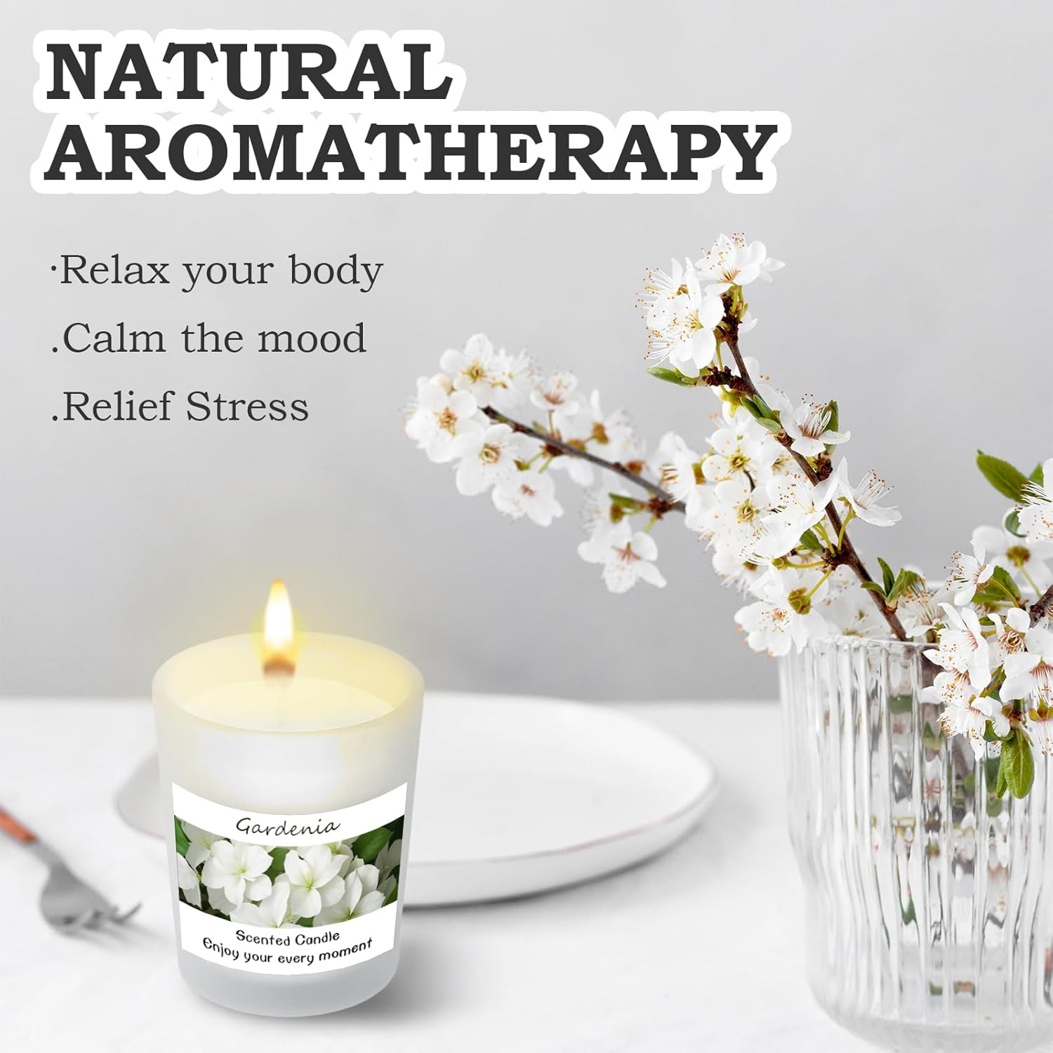 Scented Candles Gifts Set for Women and Men, Soy Wax Candles 6 Pack Jar Candle for Birthday, Thanksgiving, Valentine, Christmas, Anniversary Aromatherapy Gifts image number 6