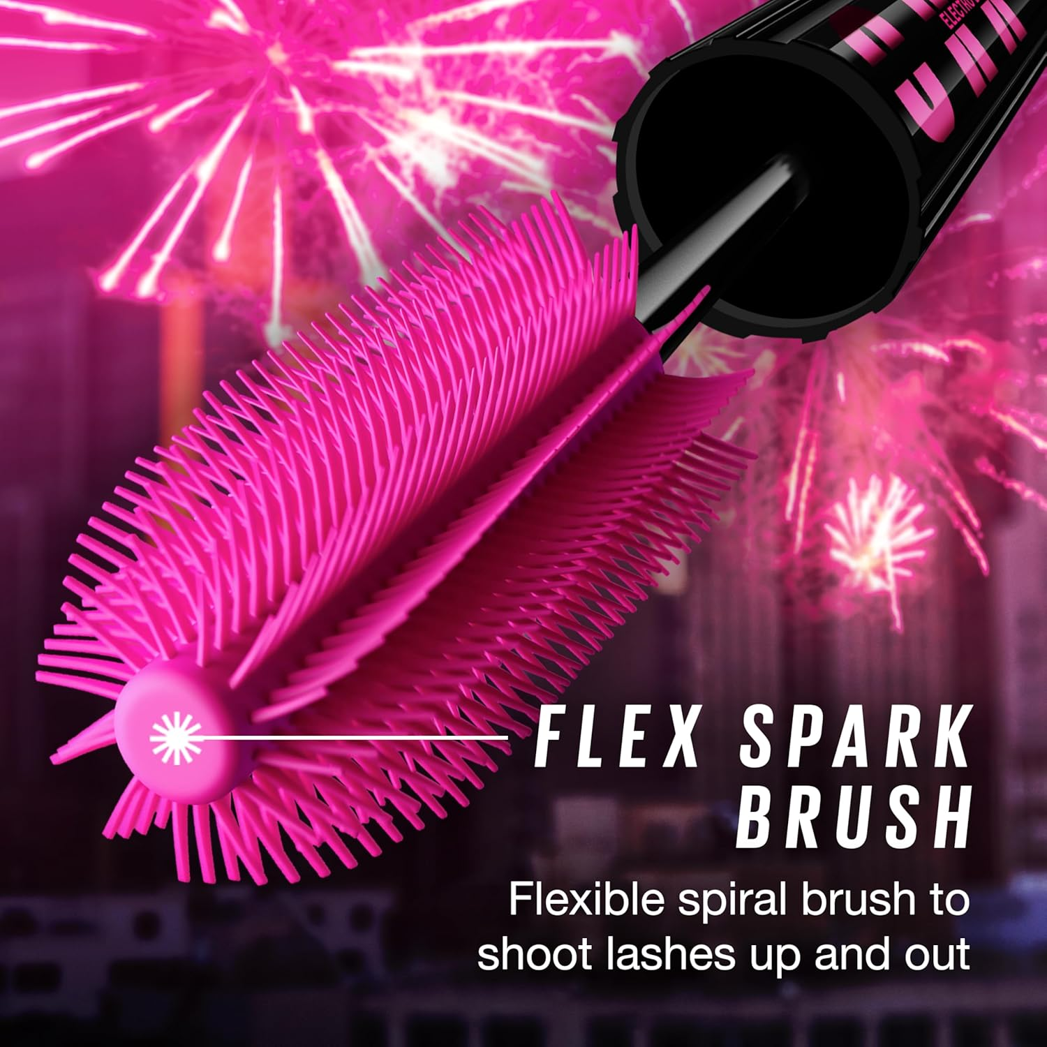 Maybelline New York Lash Sensational Firework Mascara - Electro Black (Pack of 2) image number 1