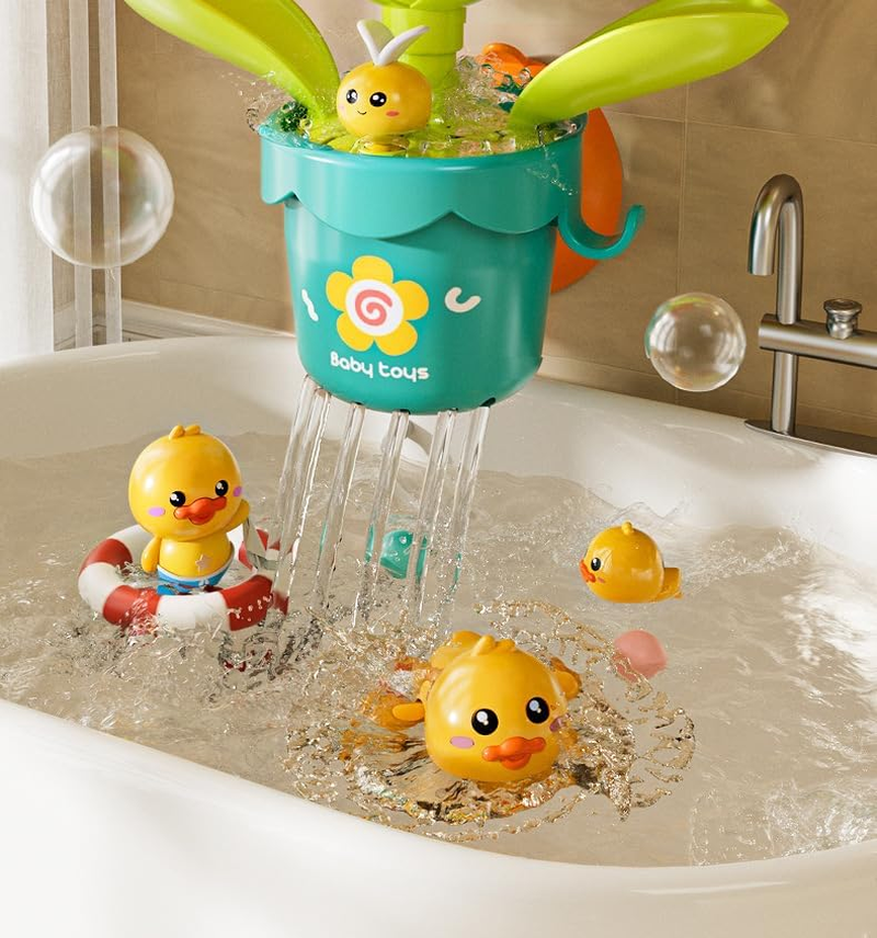 Baby Bath Toy, Bath Toy Watering Toy Set a Toy That Simulates Watering Flowers Badabulle Bath Toy image number 3