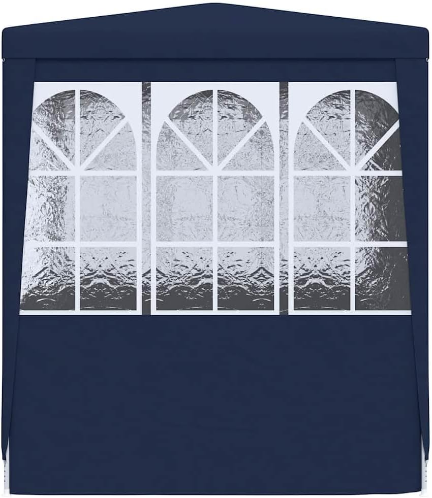 Vidaxl Professional Party Tent with Side Walls - 2X2 Meter Blue Marquee with UV & Water Resistant Polyethylene Material and Steel Frame for Outdoor Gatherings image number 1