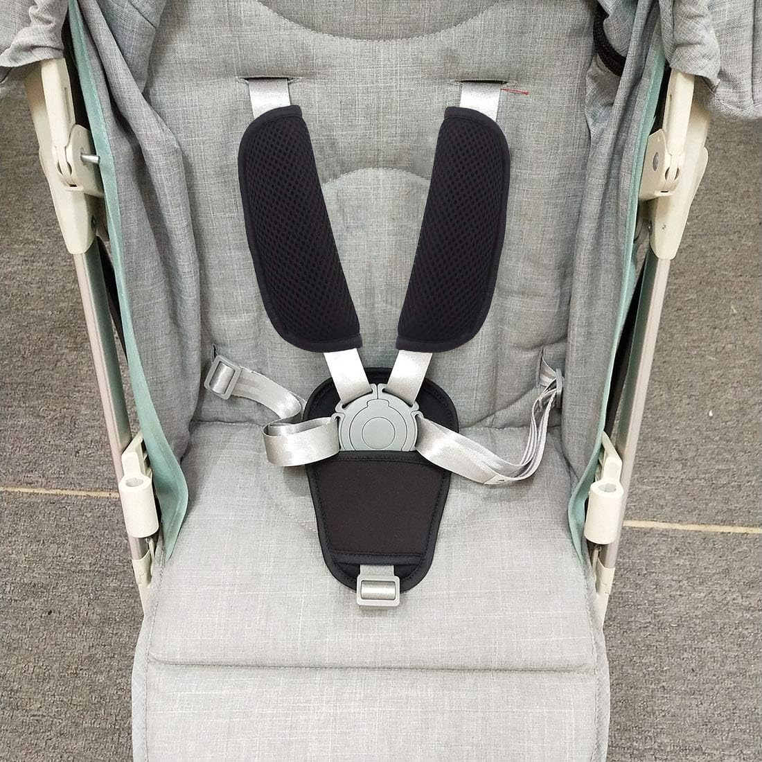 3 Pack Seat Belt Strap Covers, Car Seat Straps Shoulder Pads Suit Universal Stroller Belt Covers for Baby Kids, Car Seat Strap Covers for Car Seats, Pushchair image number 4