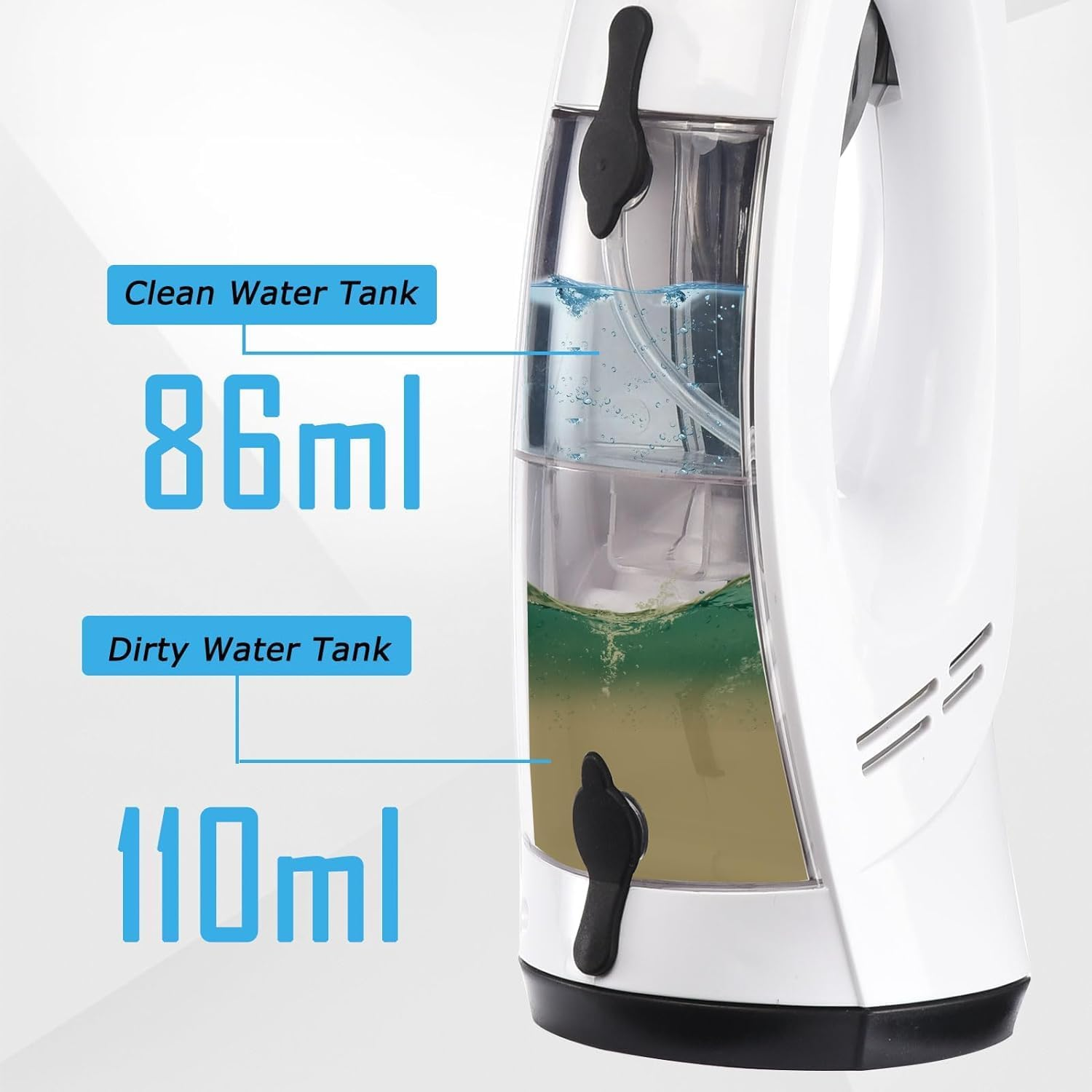 Posuu Window Vacuum Squeegee, 3 in 1 Cordless Window Vacuum Cleaner, Rechargeable Window Vac with Spray/Squeegee/Vacuum, Electric Squeegee for Windows, Tiles, Mirrors, Car Windshield image number 3