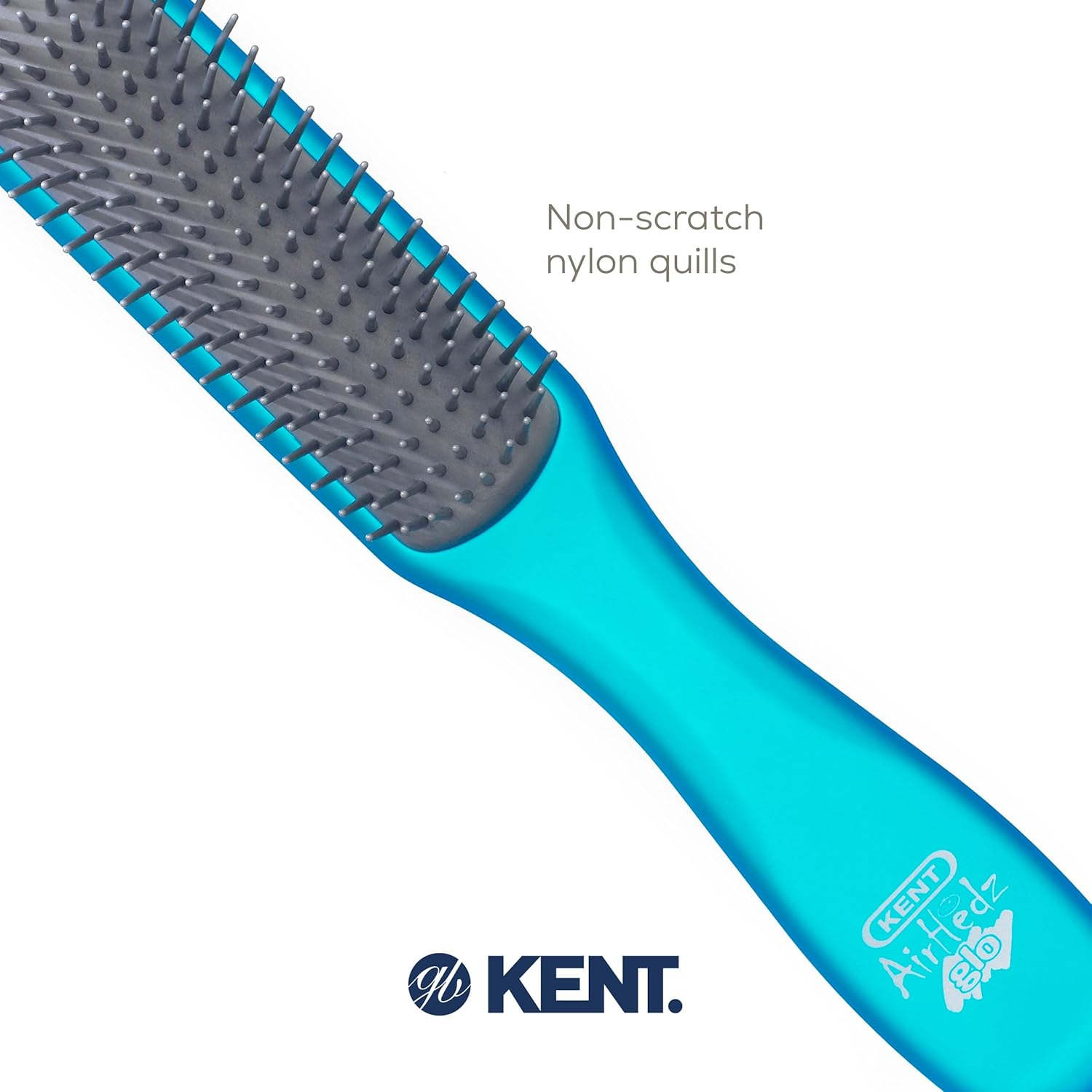 Kent Airhedz Glo Narrow Detangling Brush, Blue image number 5