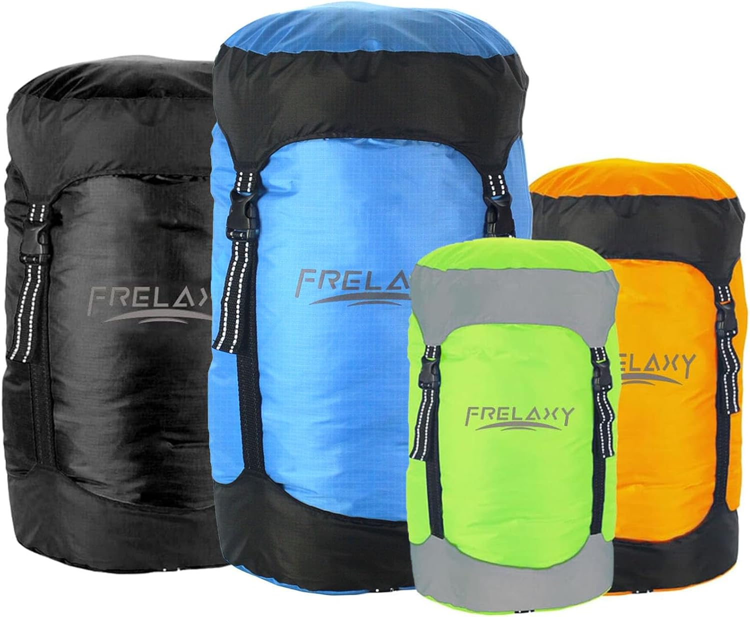 Frelaxy Compression Bag, 40% More Storage Space 11L/18L/30L/43L/49L Waterproof & Ultralight Storage Bag for Sleeping Bag - Space-Saving Equipment for Camping, Hiking, Travel