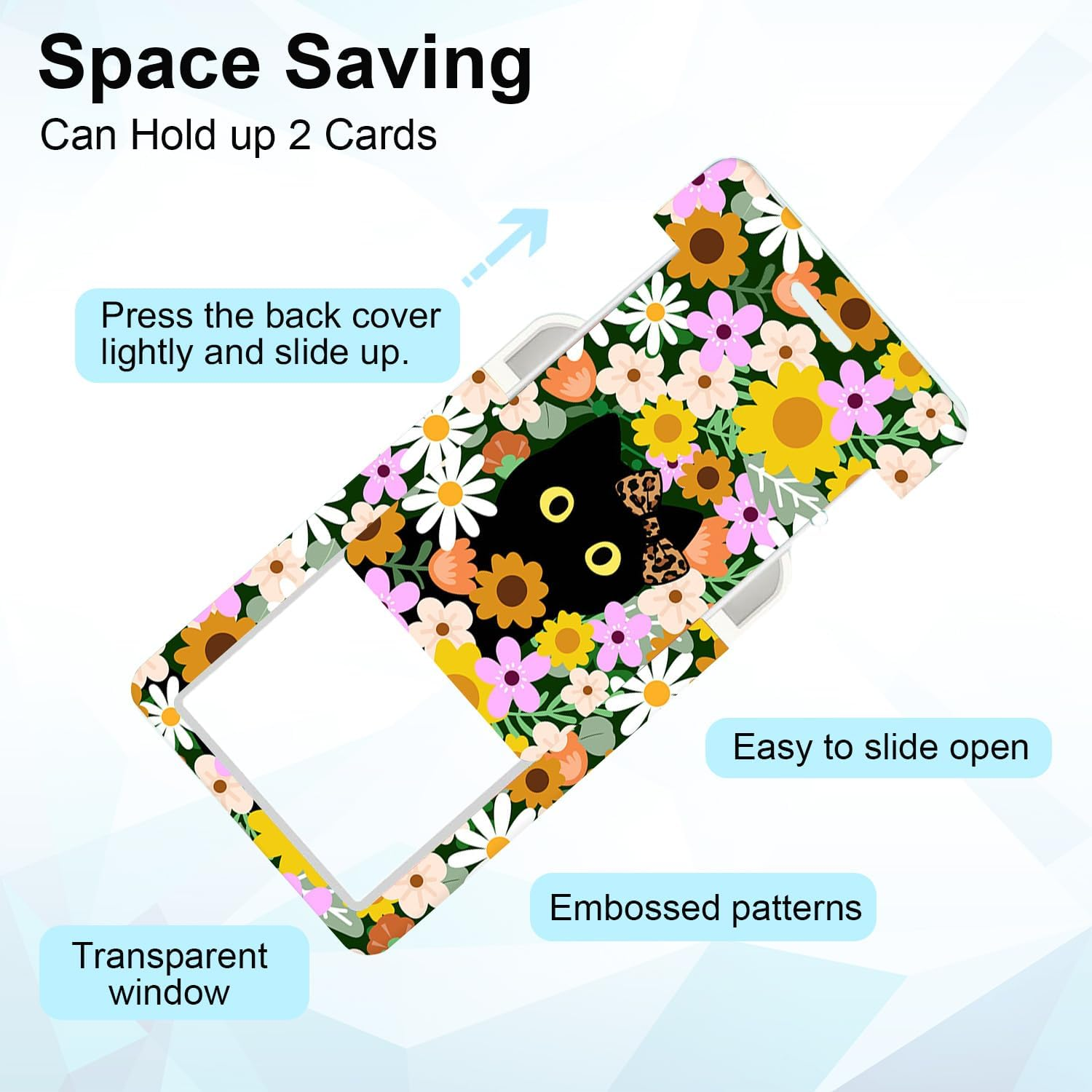 Zurligi 2 Pcs ID Card Holder with Detachable Lanyard, Retractable Badge Reel, Ideal for Office Workers, Students, Teachers, Nurses & Healthcare Professionals, Ideal for ID Badges, Keys image number 3