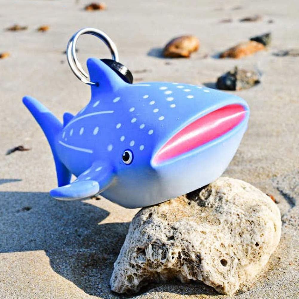 Diving Mouthpiece Cover, Cute Cartoon Shark Scuba Diving Mouthpiece Protective Regulator Dustproof Cover Scuba with Clip Regulator Holder, Scuba Diving Accessories (Whale Shark) image number 6