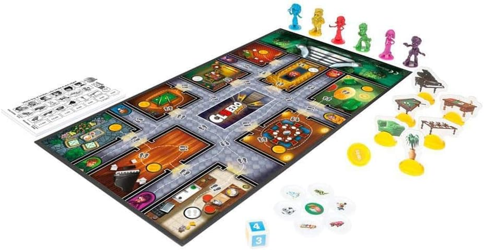 Hasbro Cluedo Junior - Classic Mystery Board Game for Younger Kids - Case of the Broken Toy - 2-6 Players - Kids Board Games and Toys for Kids - Boys and Girls - Ages 5+ image number 5