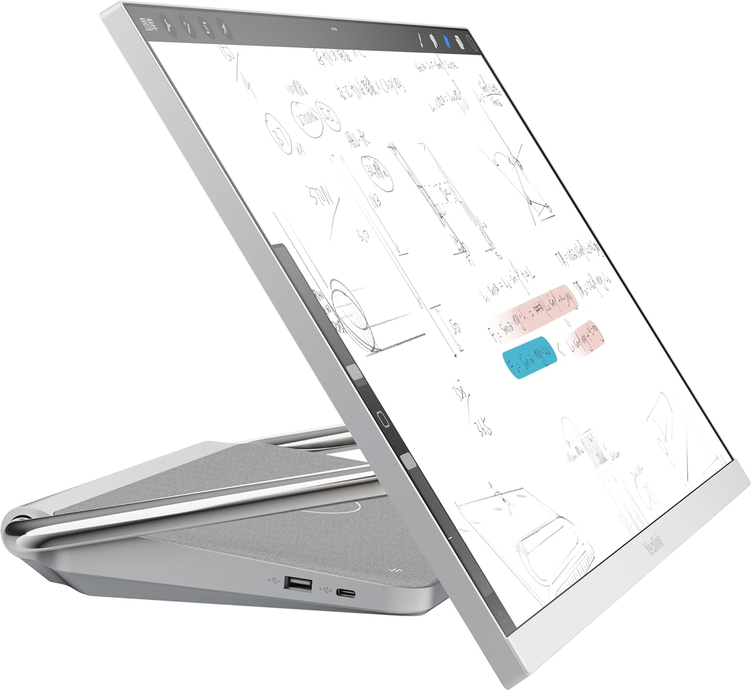 Yealink A24 Deskvision Teams Display for Personal Collaboration, 24-Inch Display, Dark Grey image number 4