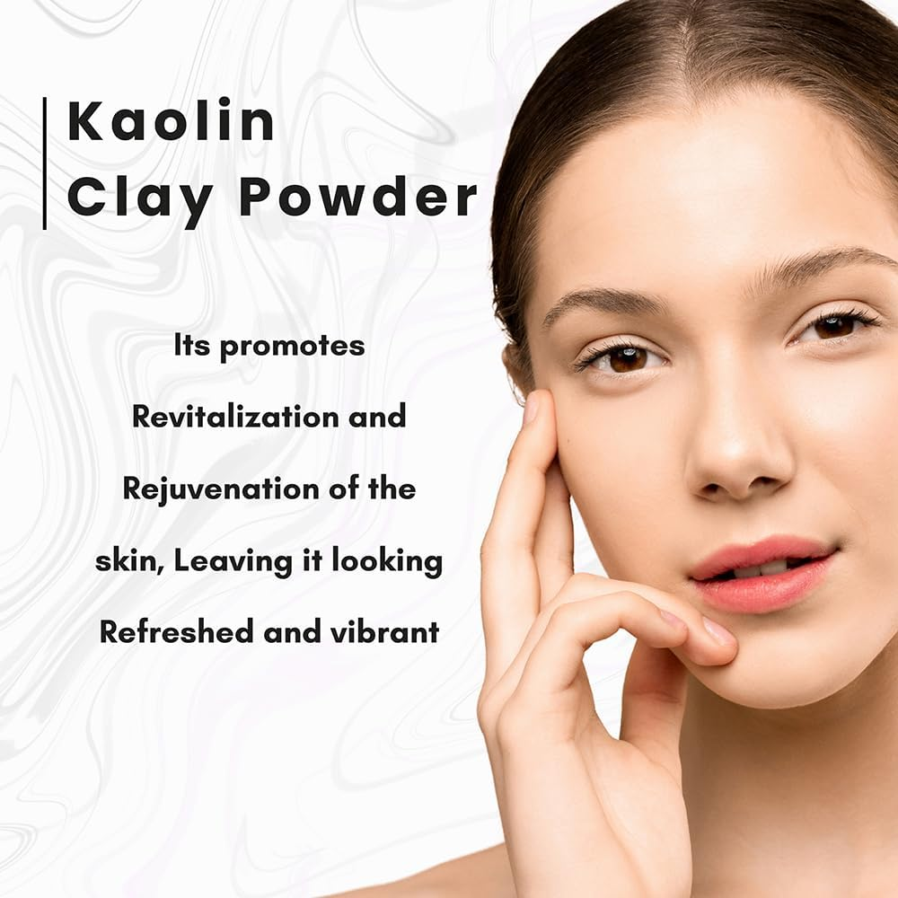 Kaolin Clay Powder 114 G for Face, Skin Care, Soap Making | Natural, Chemical Free image number 3