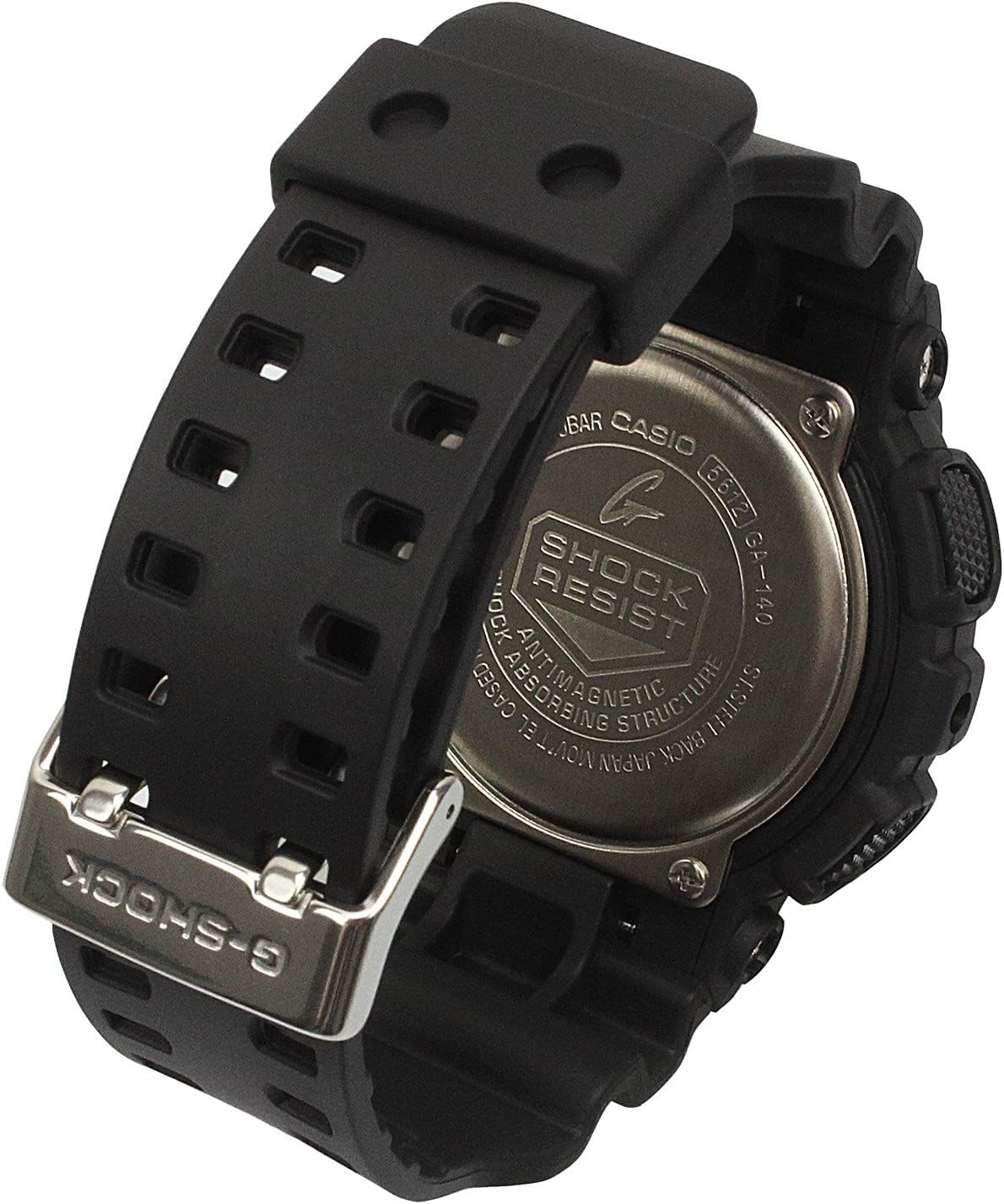 G Shock Men'S Ga140 Analog Digital Watch Resin Glass Black image number 1