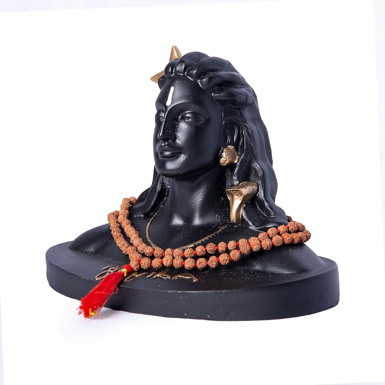 Wc_Adiyogi Statue| Lord Shiva Idol for Car Dashboard | Mahadev Idol Shiv Murti Shankara Pooja & Gift Showcase Decoration Items for Home Decor, Temple Puja Adiyogi Statue for Car image number 2