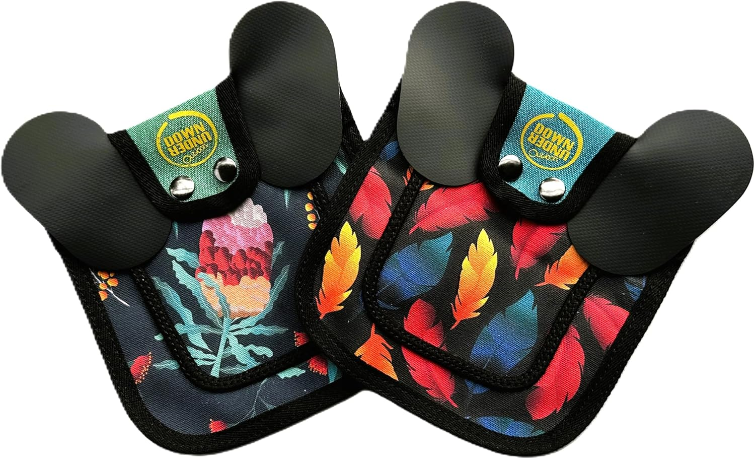 DOWN under OUTDOORS 2 Pack Small Chicken Saddles for Bantams and Young Birds, Includes Shoulder Covers (Teal)
