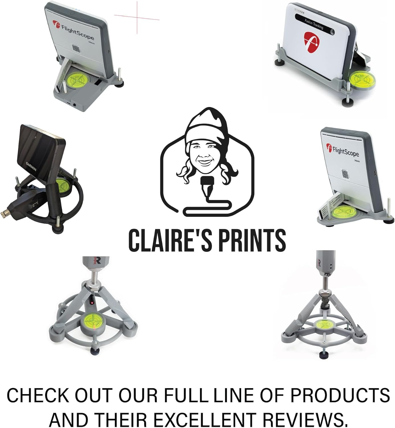 Claire'S Prints Leveling Stand Compatible with Rapsodo MLM2PRO image number 3