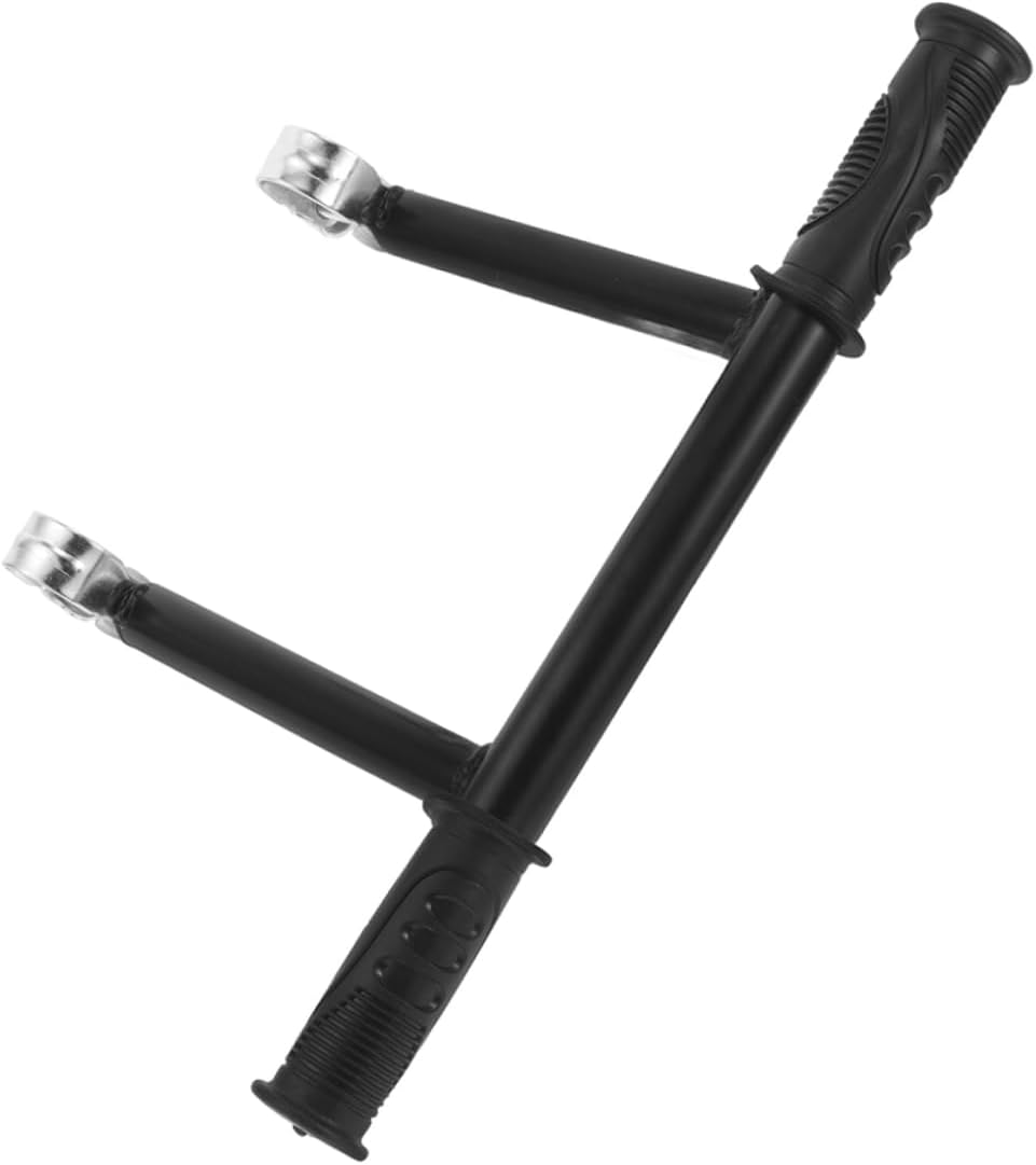 Levemolo Stroller with Raised Armrests Accessories Stroller Wagon Pushchair Attachment Carriage Armrest Bracket Stroller Extension Bar Handle Extension Bar Black Stainless Steel image number 5