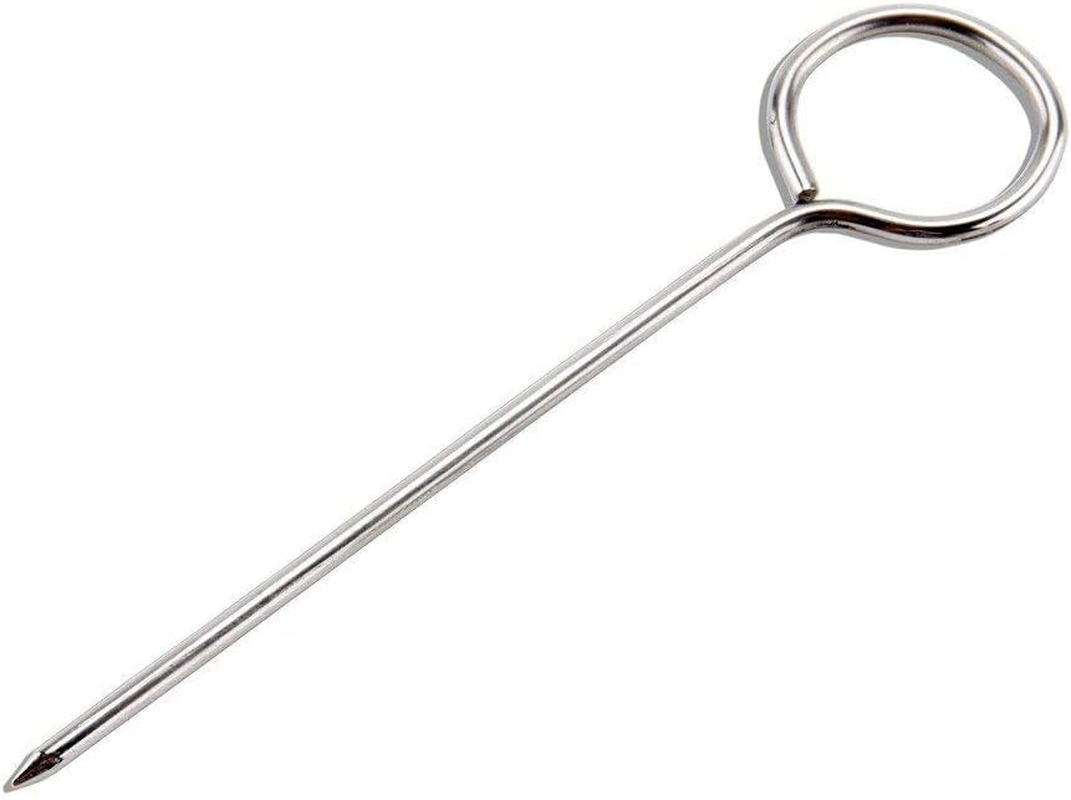 Royal Industries round Skewers, Stainless Steel, 5" Inches 12 Pack