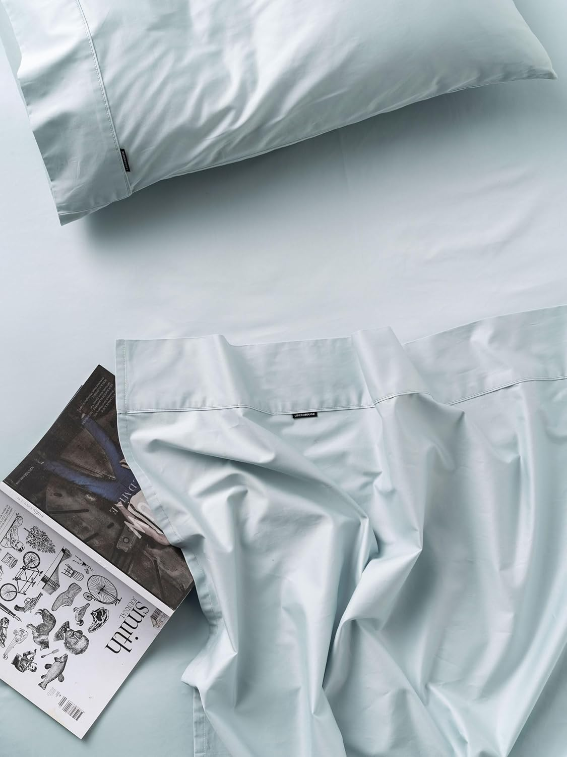 Linen House 500TC Cotton Sateen Sheet Set, Queen, Taupe