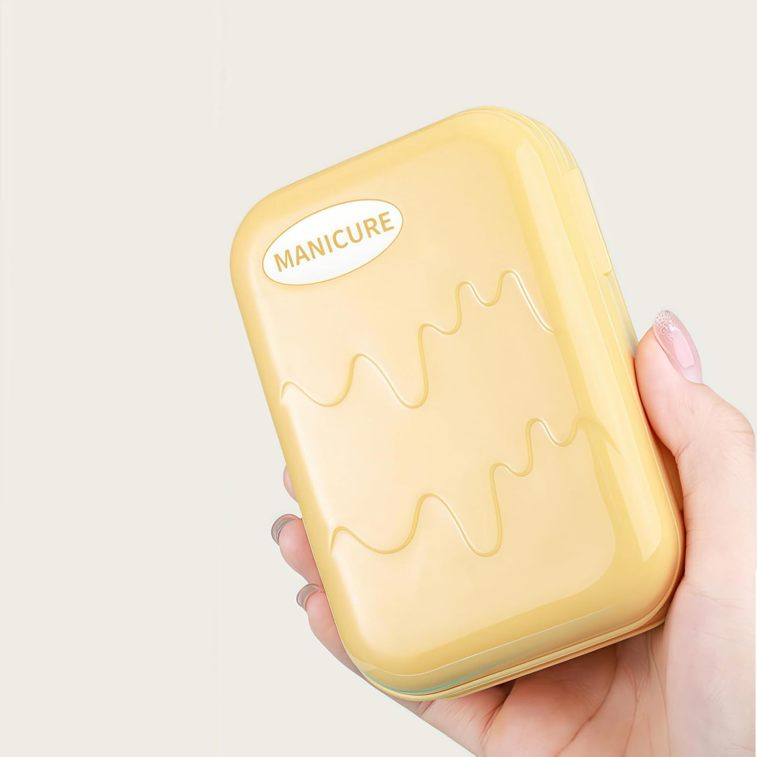 Nail Clipper Set,13-In-1 Nail Kit,Stainless Steel Manicure Set,Tweezers and Nail File Kit Travel Portable, Nail File Nail Cutter Set for Men/Women/Baby. (Yellow)